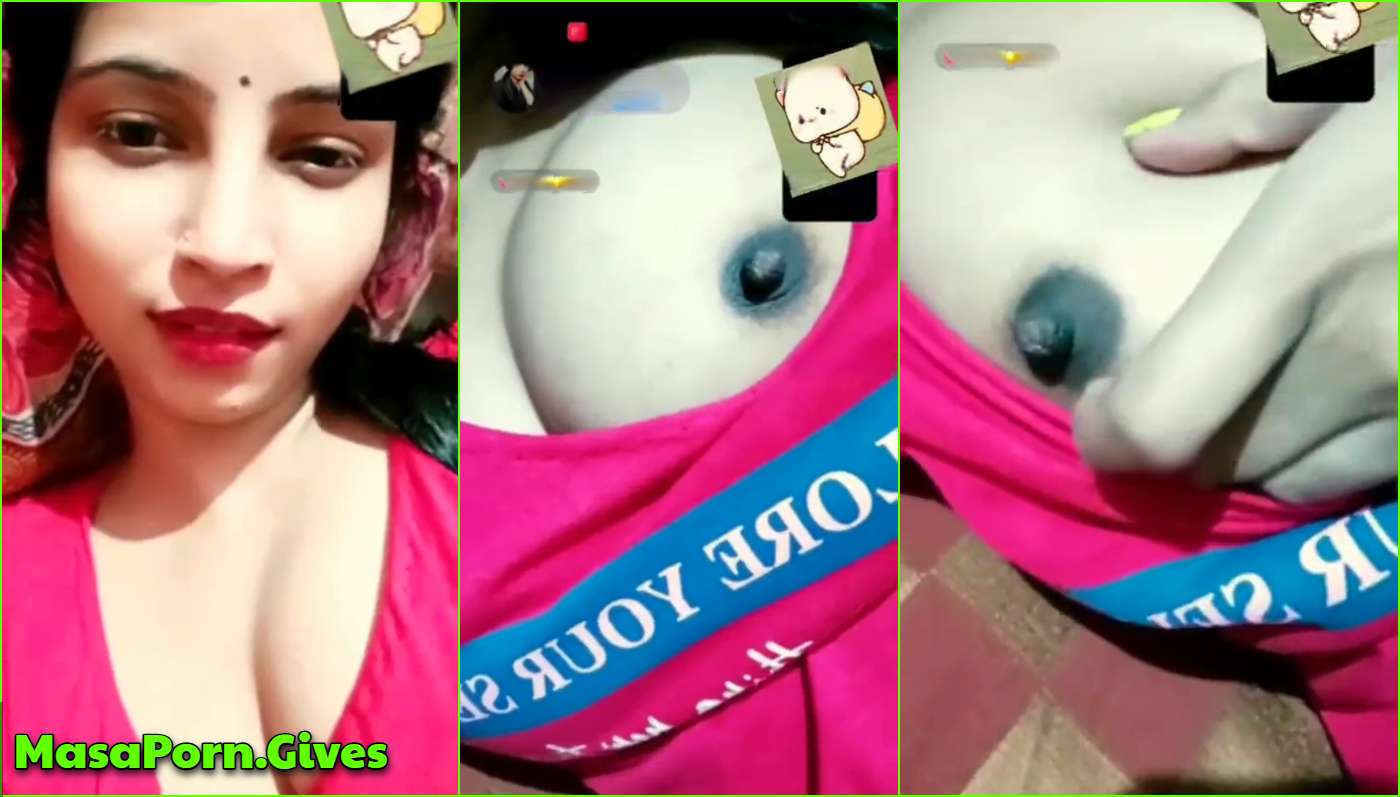 Sexy Sayraa Boob Flash on Chamet