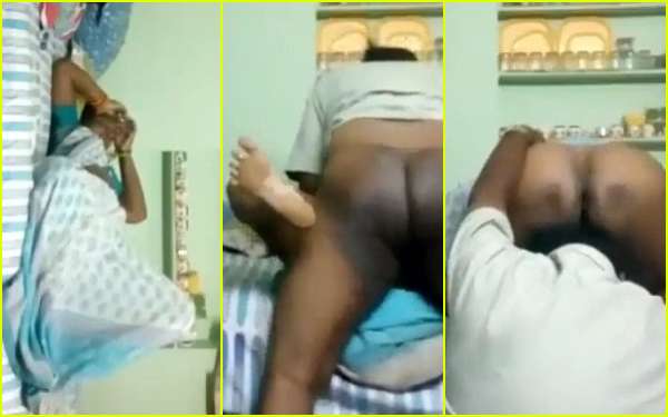 Pakathu veettu blue saree auntyai ool adikum uncle