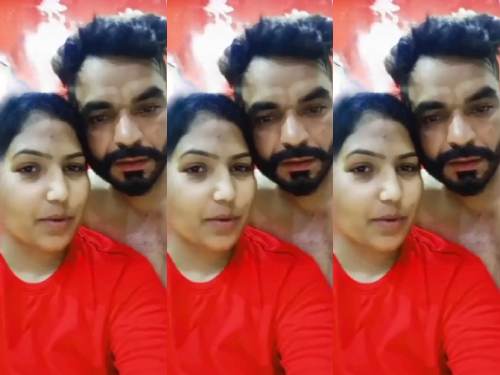 Punjabi Couple Nude Video Call Showing Big Ass