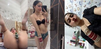 Beautiful Sexy Indian Horny Punjabi Bhabhi Masturbating With Cucumber (Updates)