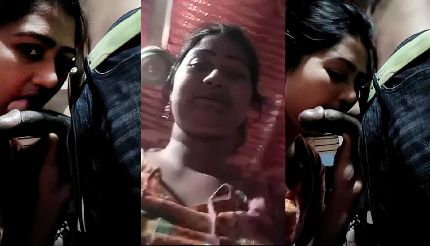 Sexy Cute Village Wife Sucking HUsband Big Black Cock in Love