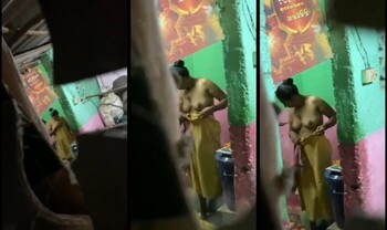 Indian Bhabhi Wearing Cloths