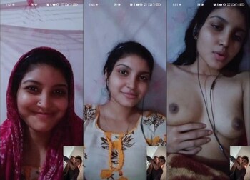 Cute Indian Mal Shows Her Boobs on VC