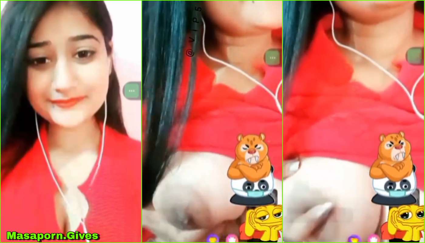 alisha thakur Showing Boobs on Chamet Live with FACE