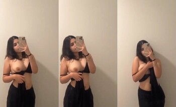 Cute Indian Mal Shows Boobs
