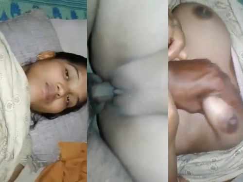 Desi Tight pussy girlfriend having first time sex video