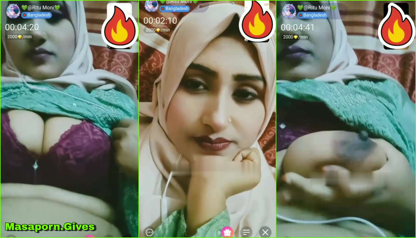Ritu Moni Showing Boobs & Pussy on Chamet Live with Face