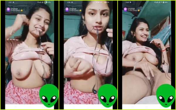 Bangla Girl Crush Queen Masturbate on Chamet Live