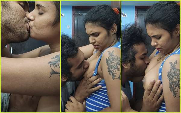 Kannur neighbor aunty mulaiyai veriyaaga sapum kathalan