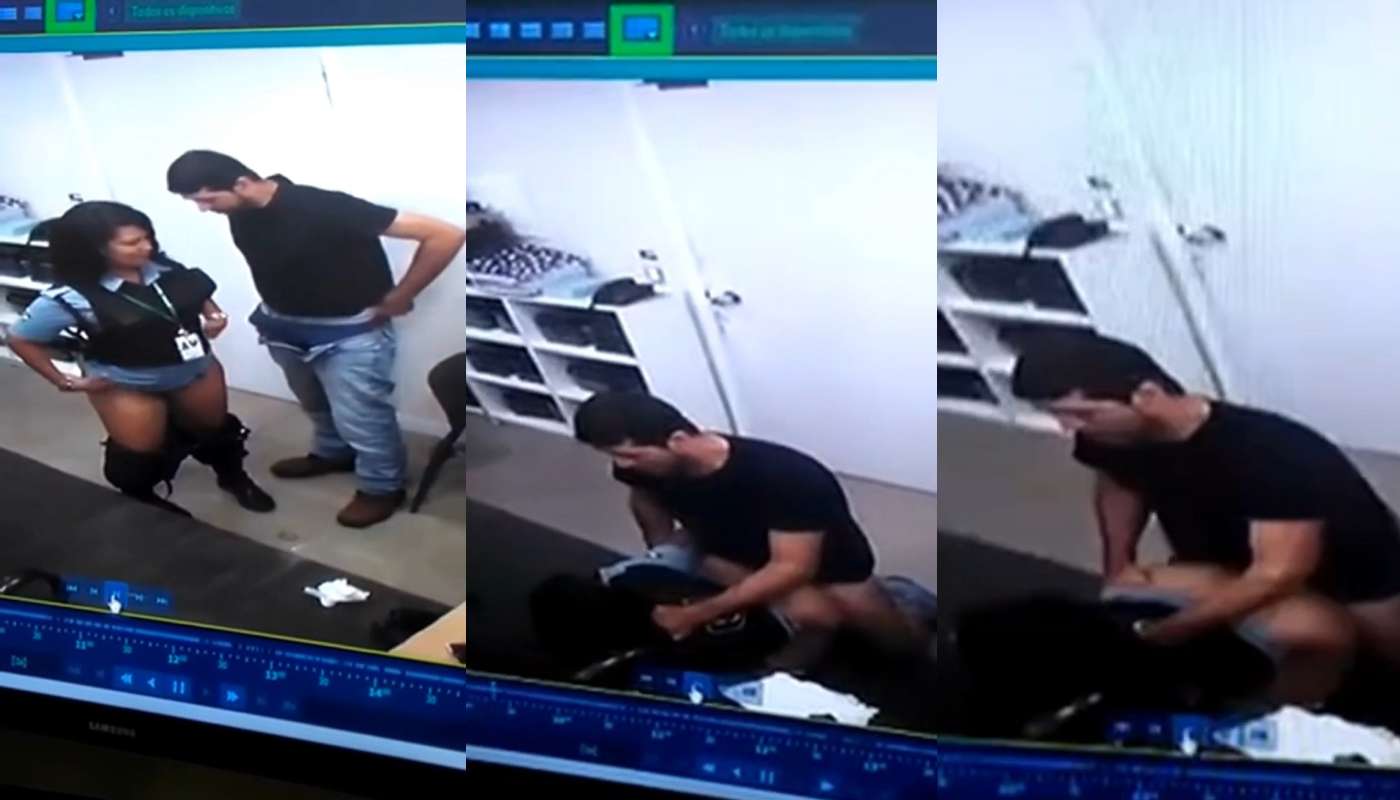 CCTV cameravil office lady staff sex caught