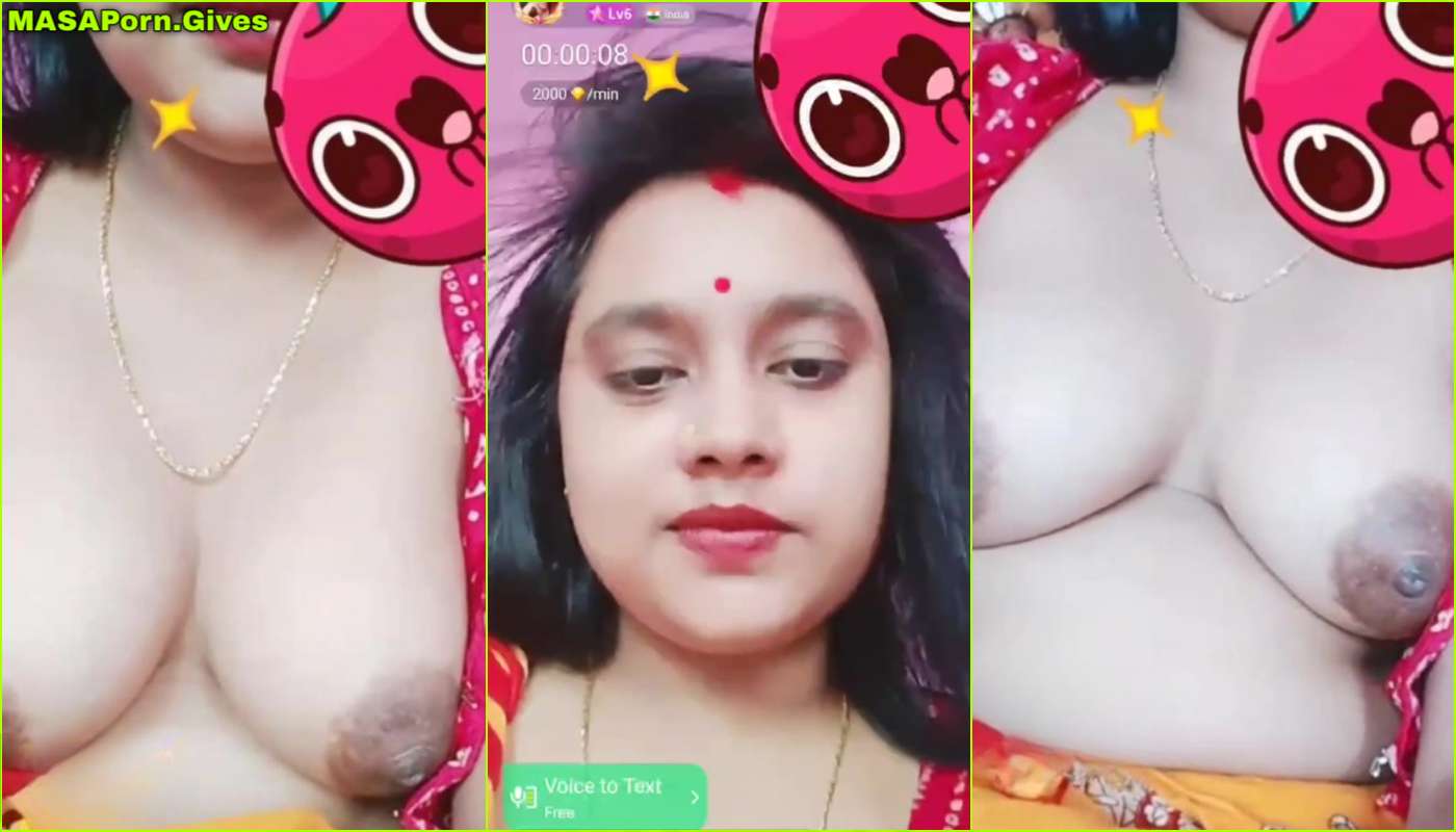 Monika89434549 Bengali Bhabi Showing Boobs and Pussy and Fingering on Chamet Live with Face