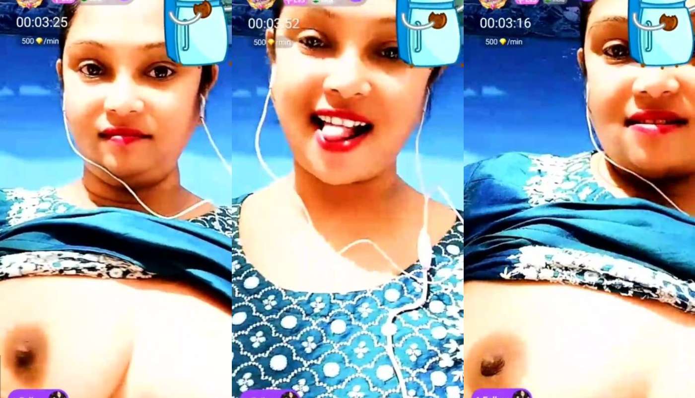 Nandini8 Showing Boobs and Fingering Pussy on Chamet Live with Face