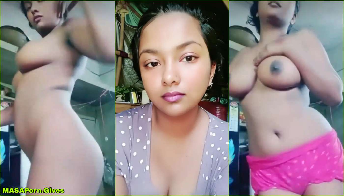 Sexy Indian Babe Strips Nightie and Panty Fully Nude on Tango Live Show